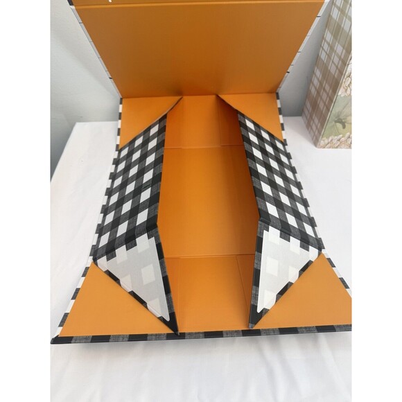 Bundle 3 NEW :FALL Decorative Gift Boxes Lidded Nested Box Sizes - Picture 3 of 16